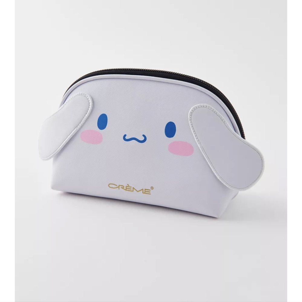 Creme Cinnamon Roll Make Up Bag